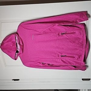 Columbia Omni XS wick fuscia pink pullover hoodie